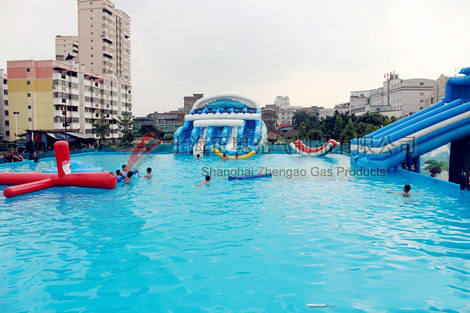 廣西玉林移動水上樂園案例