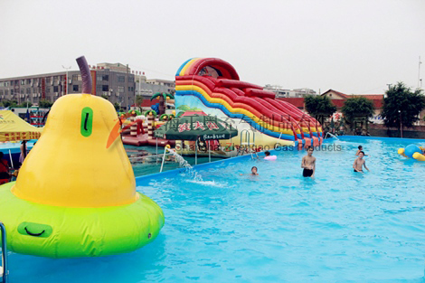 廣西玉林移動水上樂園案例