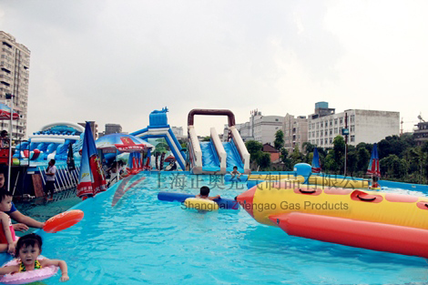 廣西玉林移動水上樂園案例