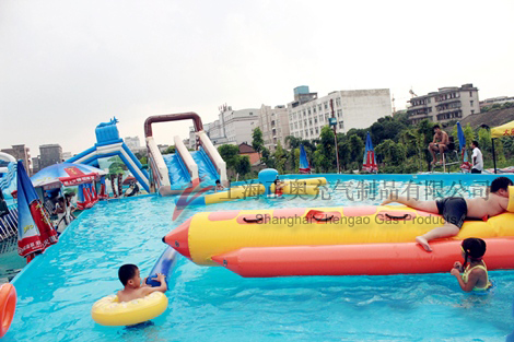 廣西玉林移動水上樂園案例