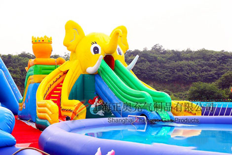 湖南岳陽移動水上樂園案例