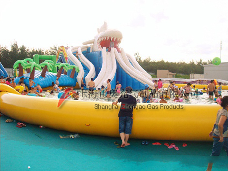 湖北鄂州移動水上樂園案例