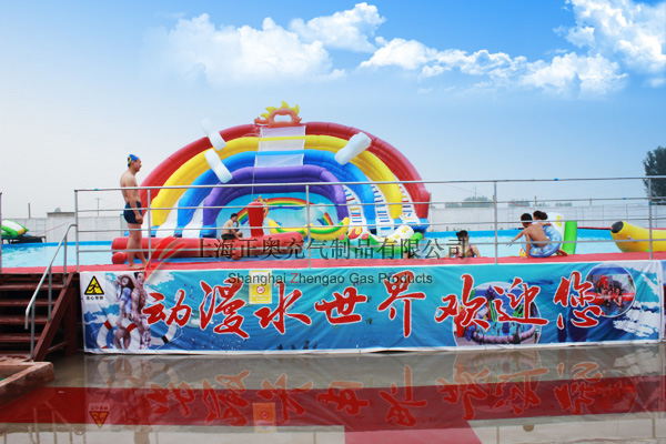 山東鄒城移動(dòng)水上樂園案例